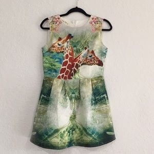 Beautiful Cocktail dress with giraffe design